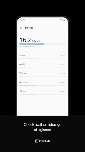 OnePlus File Manager Screenshots