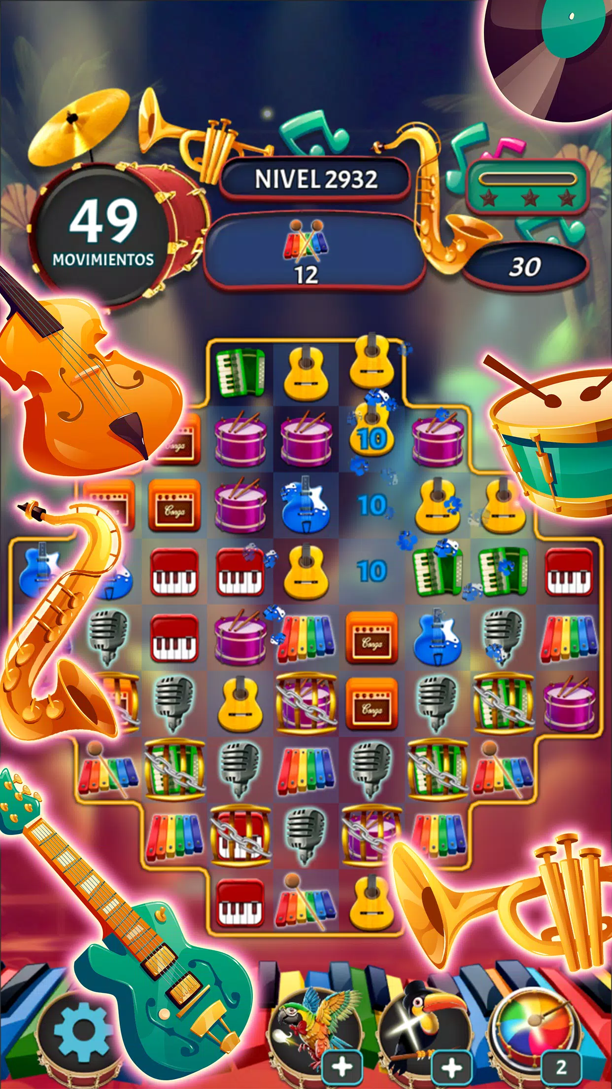 Conga: Match 3 puzzle games Screenshots