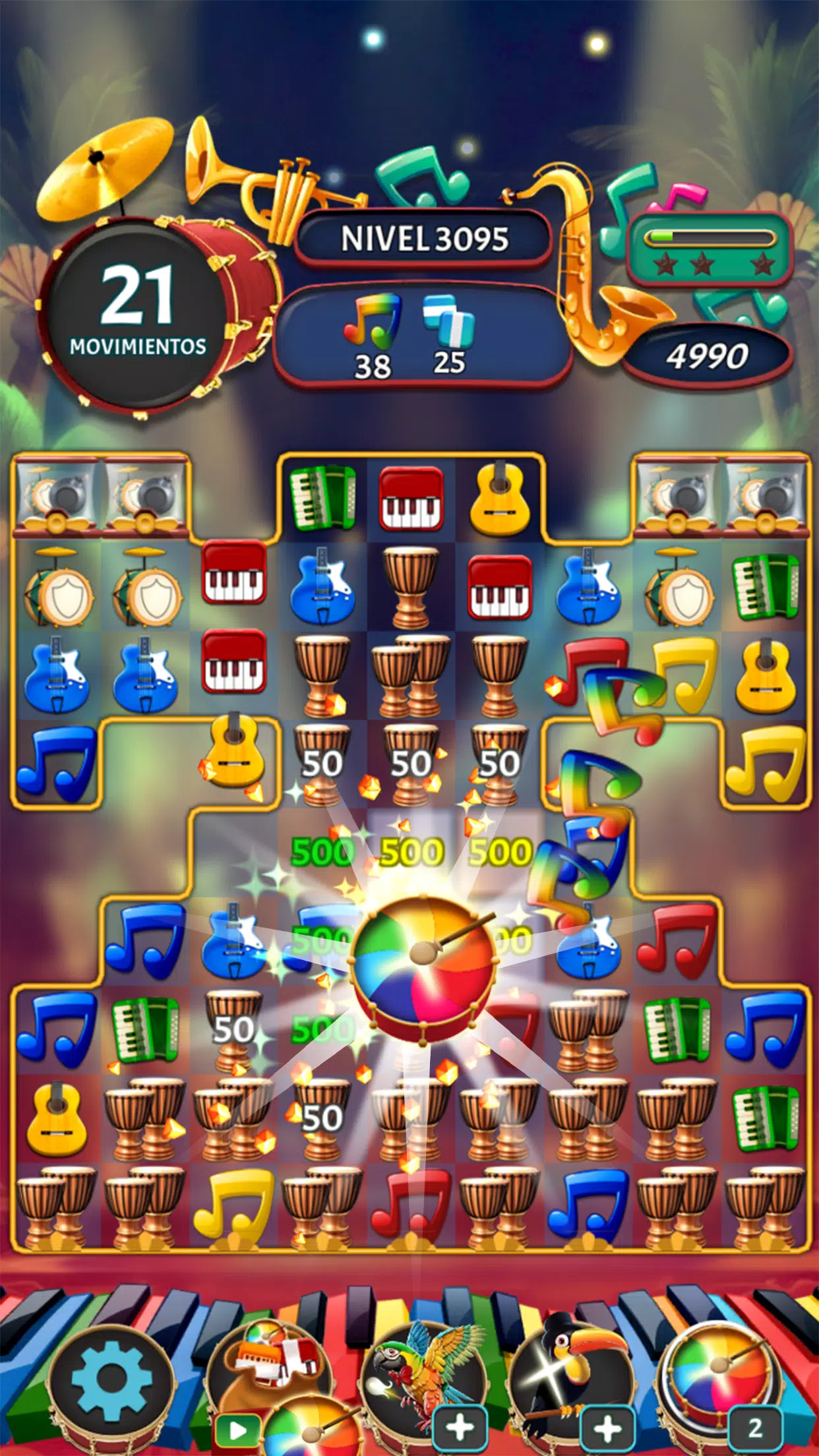 Conga: Match 3 puzzle games Screenshots