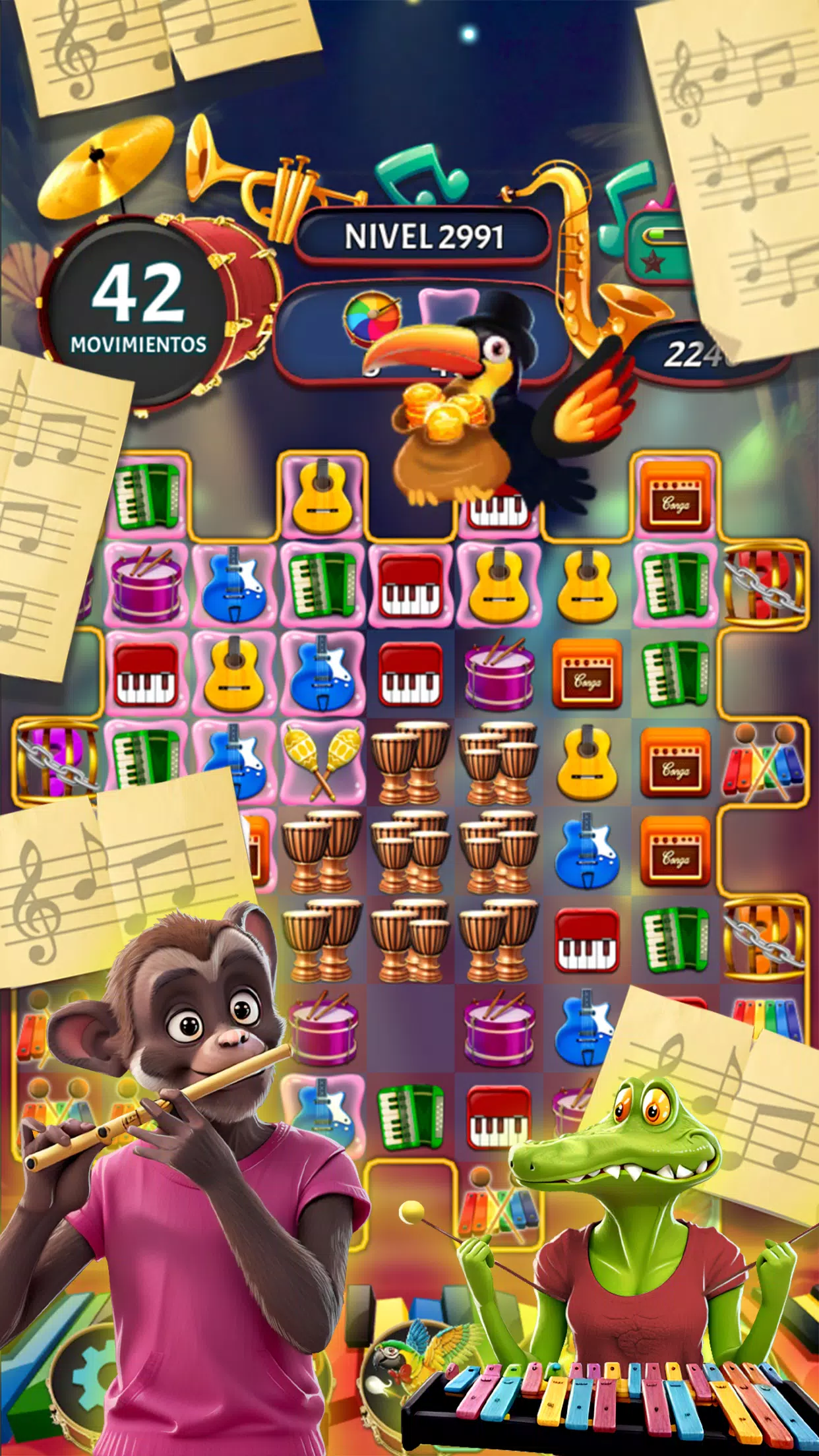 Conga: Match 3 puzzle games Screenshots