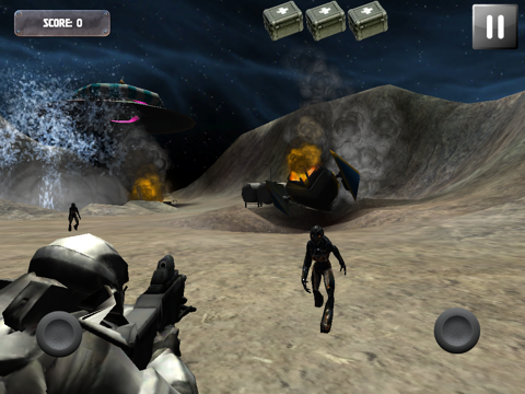 Astro War Space Soldier Free iPad  Screenshots