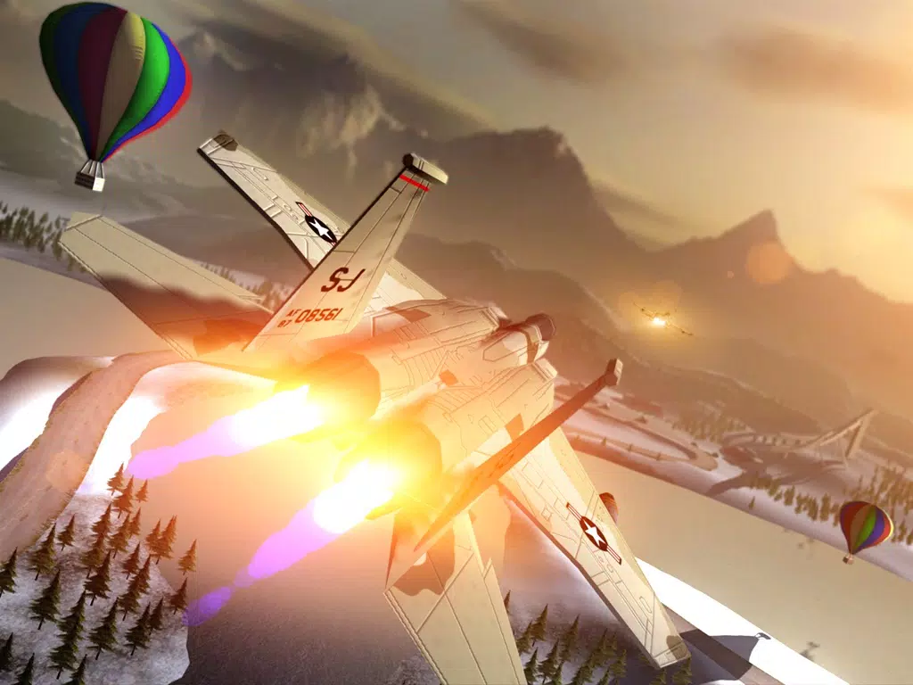 Frozen Air War Jet Fighter iPad Screenshots