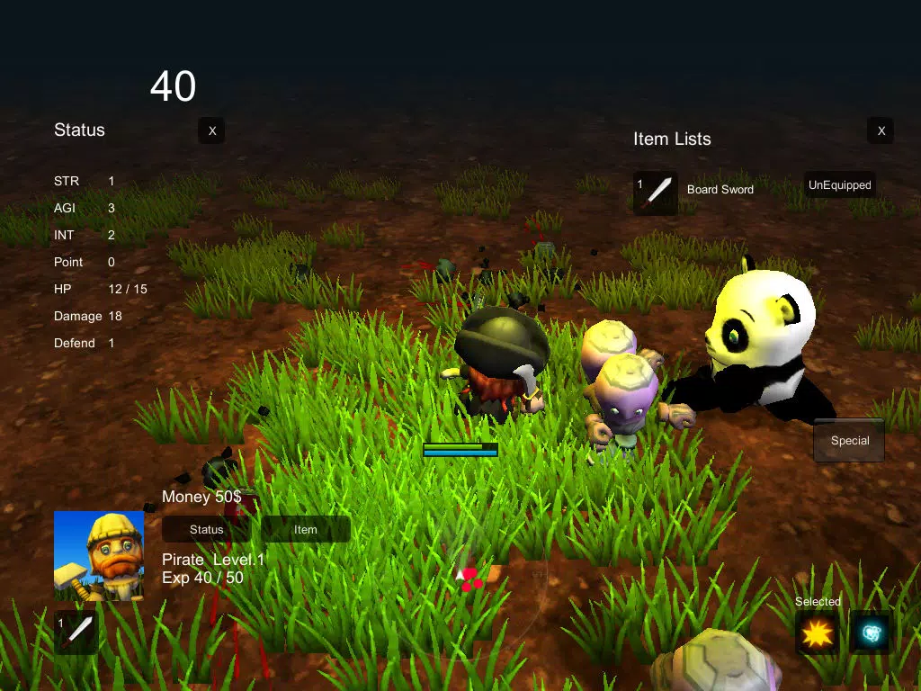 Bash Mini Monsters RPG Free iPad Screenshots