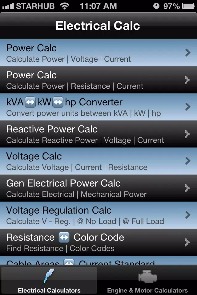 Genset Engineering Calc Lite Screenshots