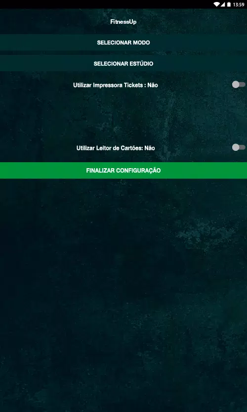Tablet App FitnessUP Screenshots