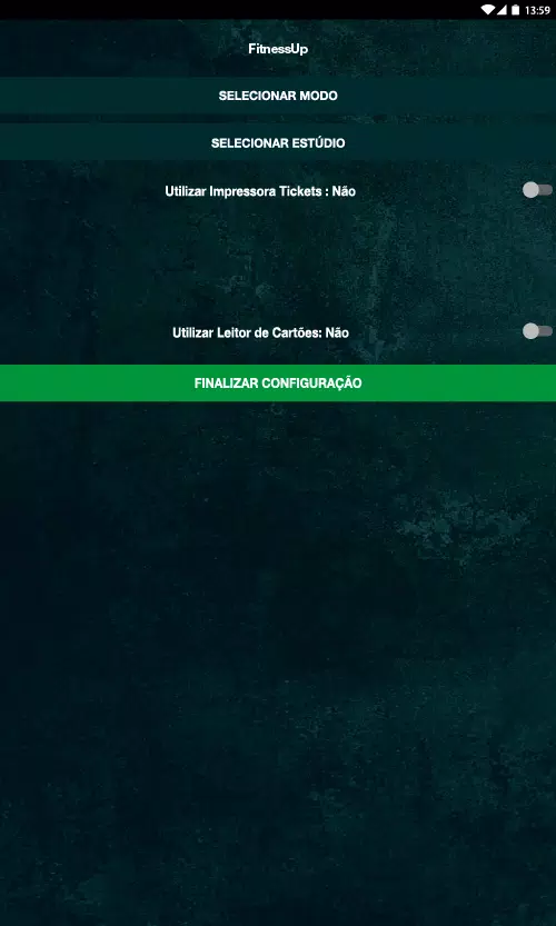 Tablet App FitnessUP Screenshots