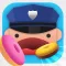 Cops and Donuts! Don't block the lines