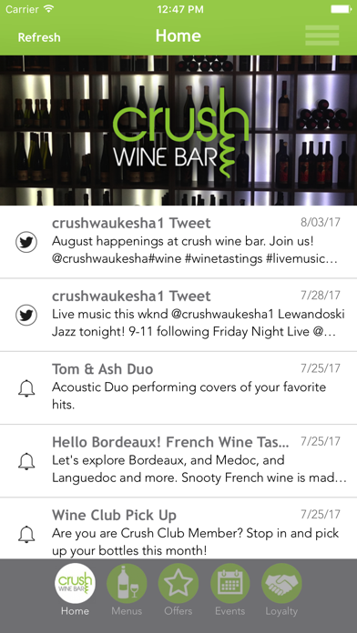 Crush Wine Bar Screenshots