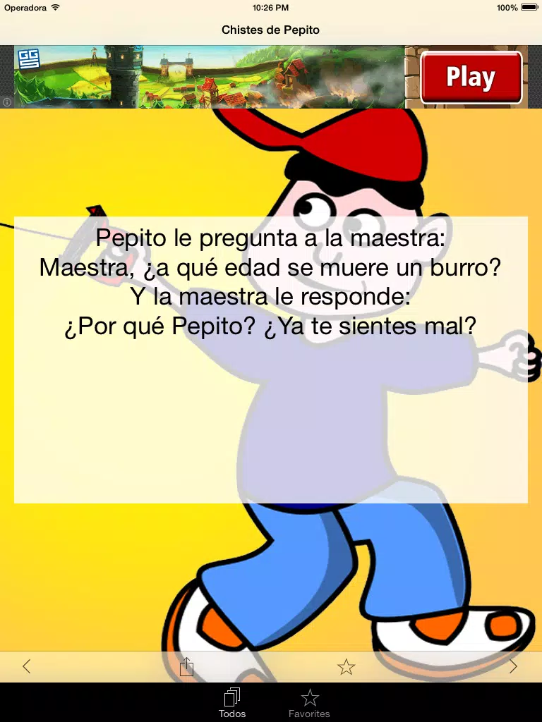 Chistes de Pepito iPad Screenshots