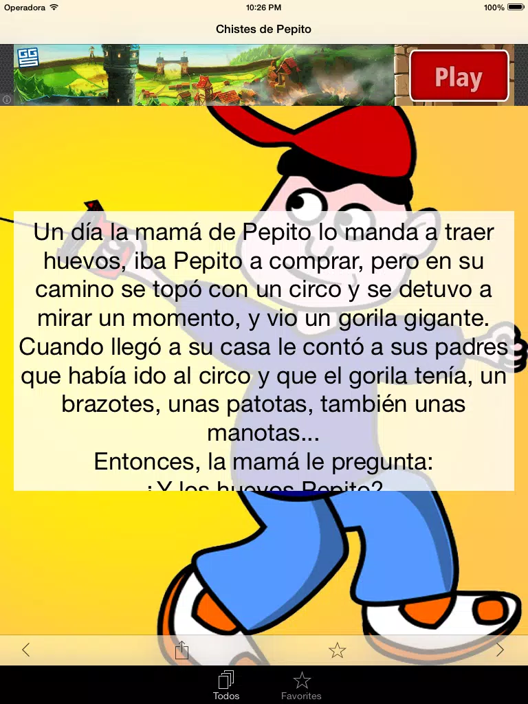 Chistes de Pepito iPad Screenshots