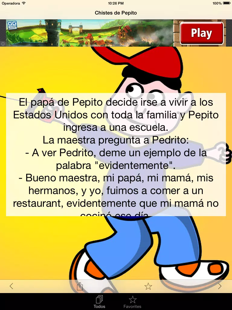 Chistes de Pepito iPad Screenshots