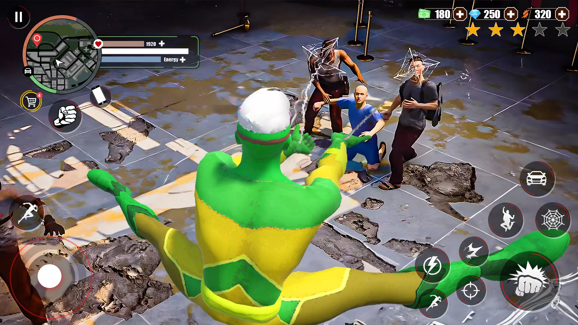 Super Rope Hero: Crime City Screenshots