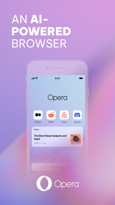تصاویر Opera: AI browser with VPN