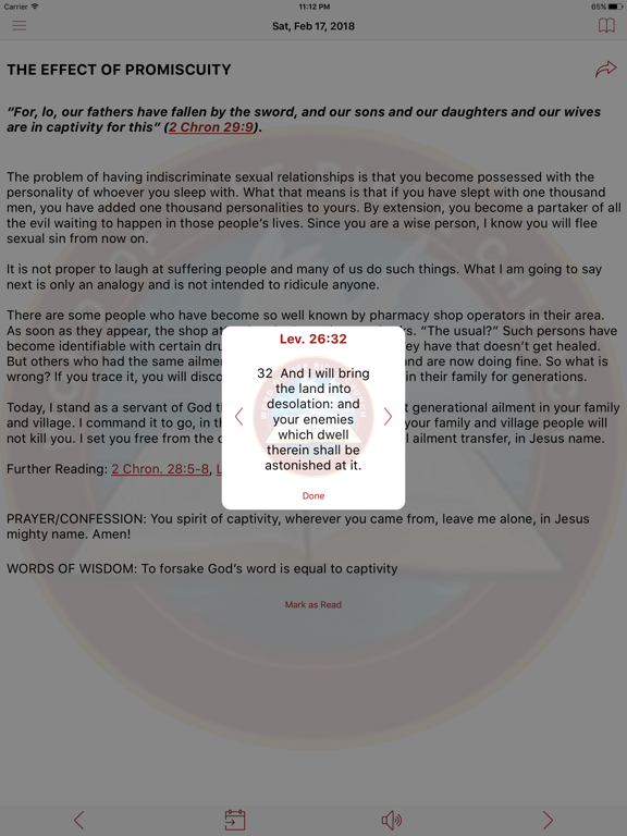 Eagles' Devotional iPad Screenshots