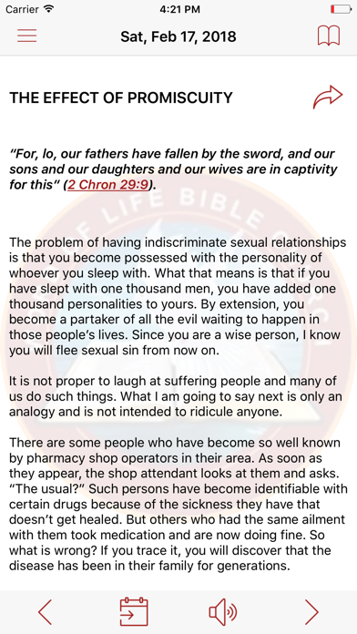 Eagles' Devotional Screenshots