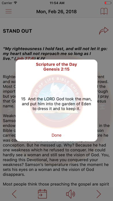 Eagles' Devotional Screenshots