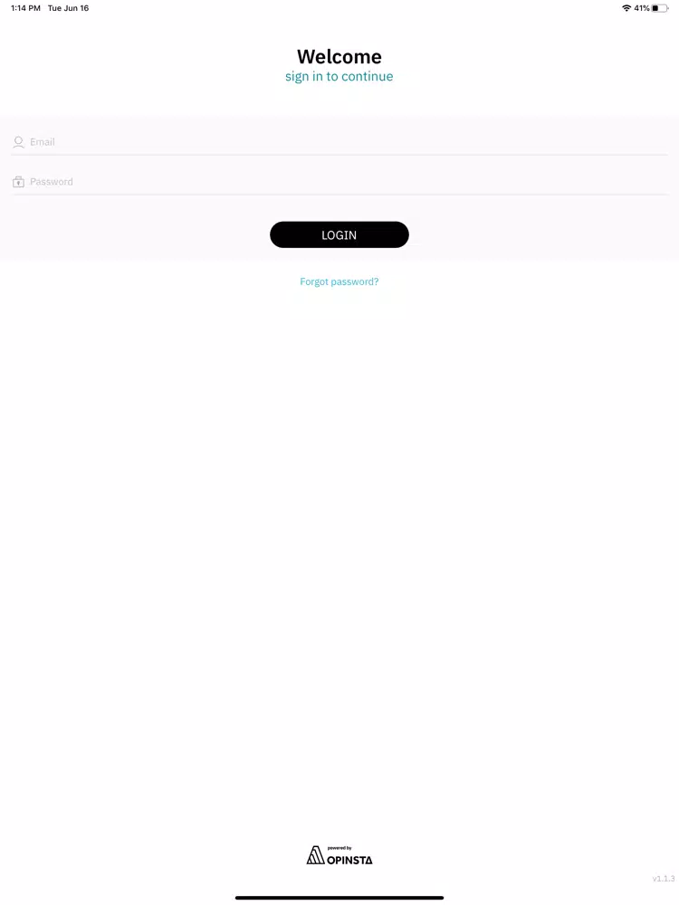 Capturas de tela do Opinsta Communicate iPad