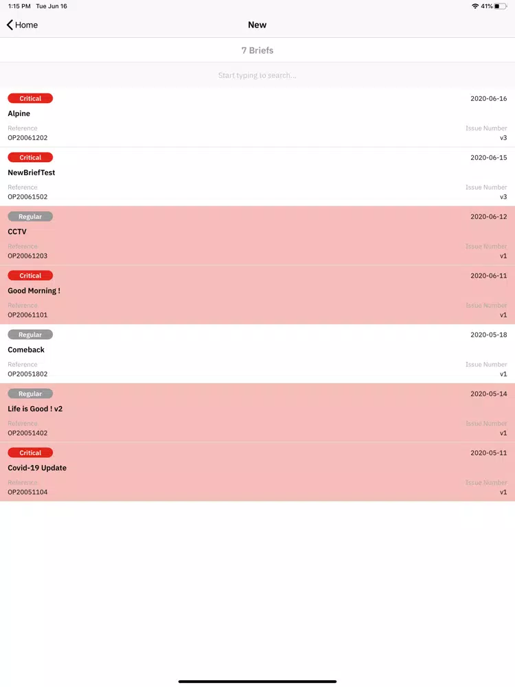 Capturas de tela do Opinsta Communicate iPad