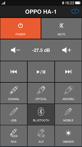 OPPO HA-1 Control Screenshots