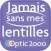 Jamais sans mes lentilles !