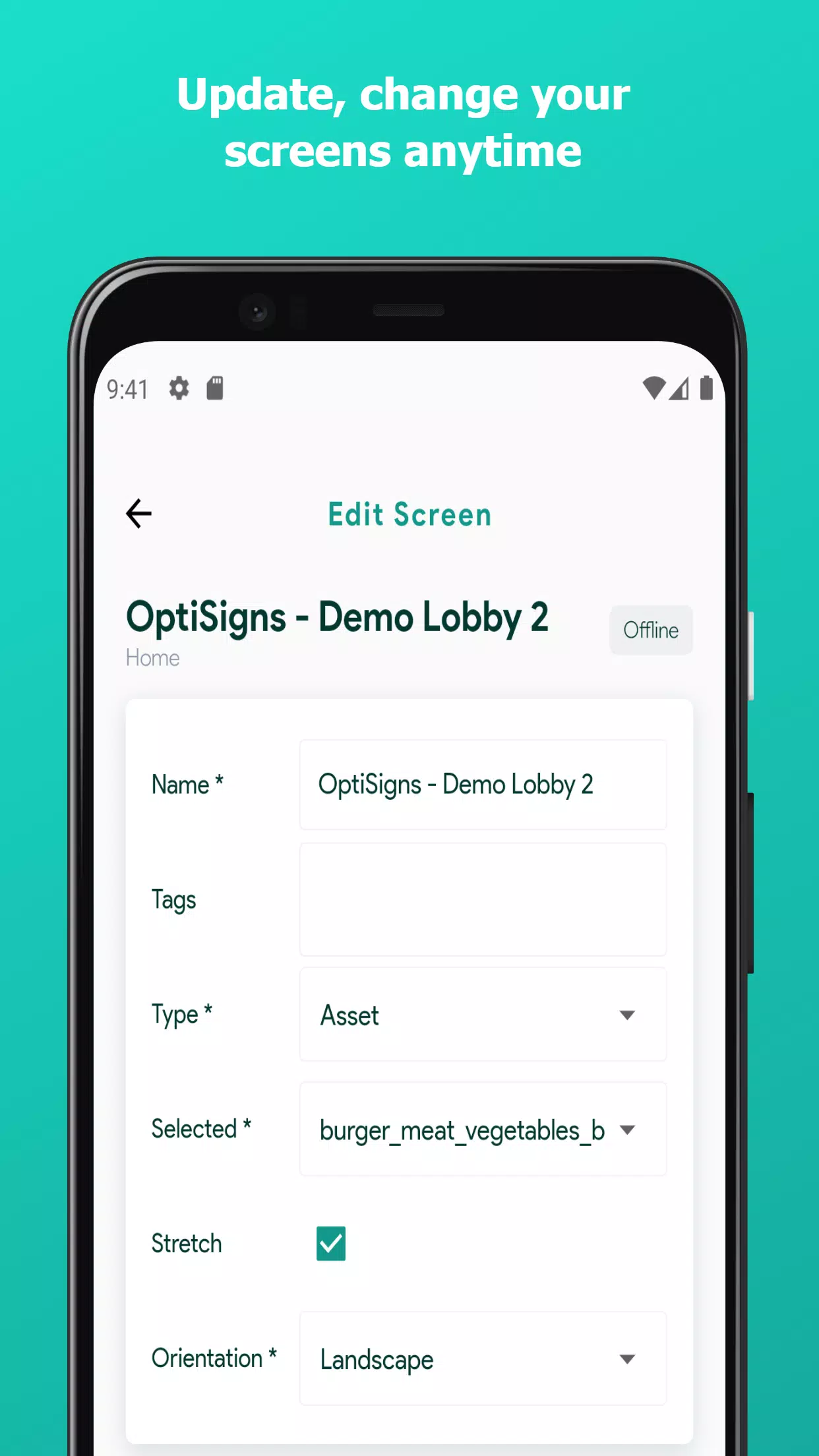 OptiSigns Admin Screenshots