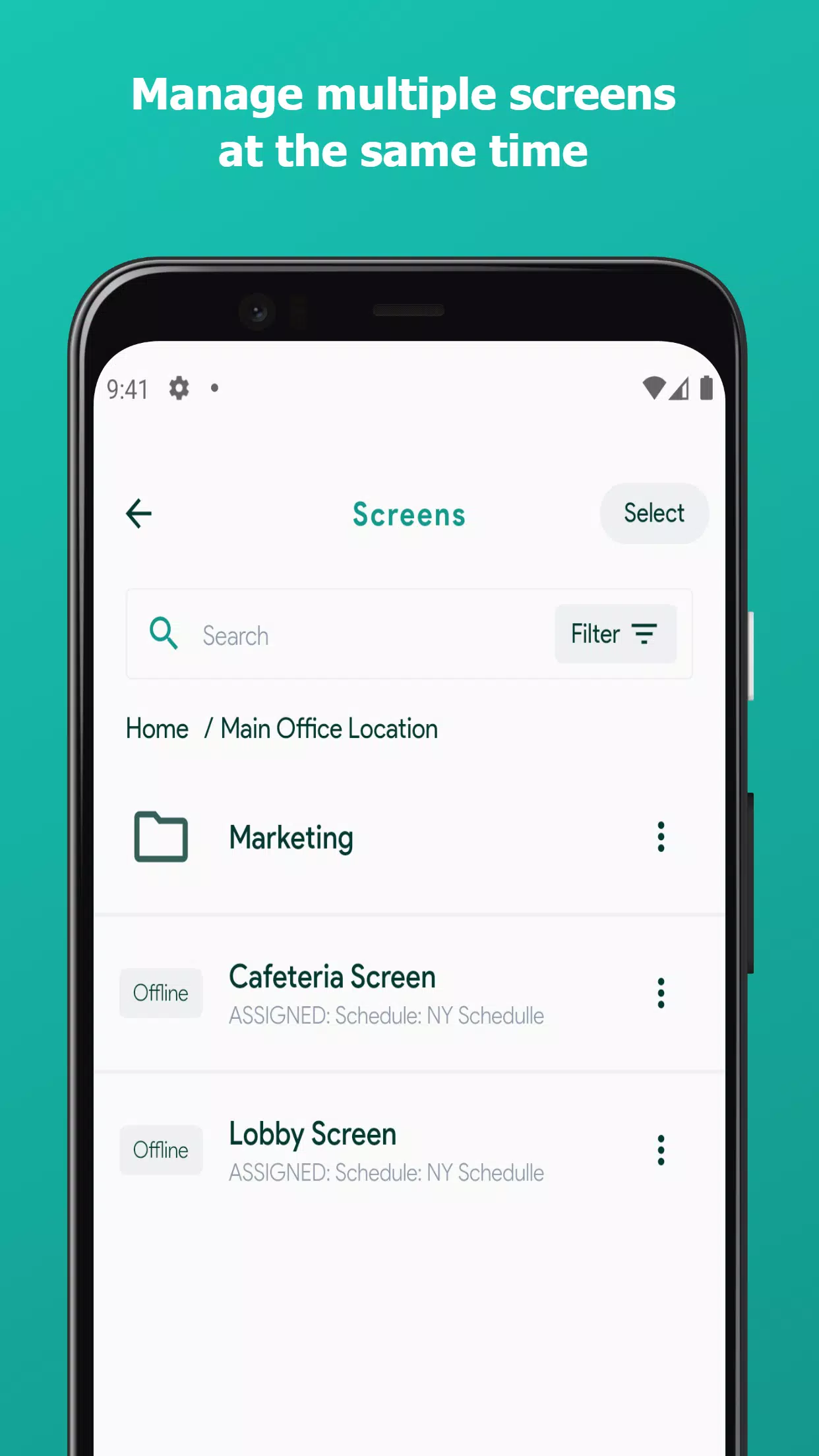 OptiSigns Admin Screenshots