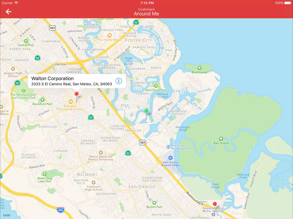 Oracle Sales Cloud Mobile iPad Screenshots