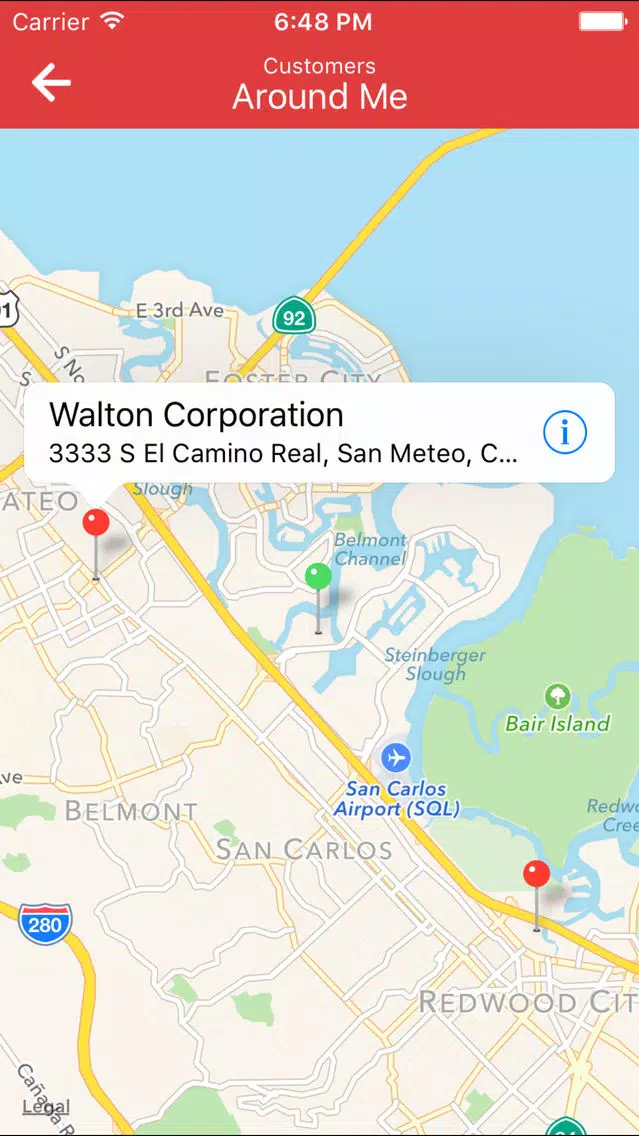 Oracle Sales Cloud Mobile Screenshots