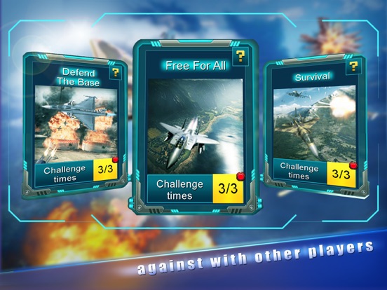 Air Battle - Sky Fighters 3D iPad 應用截圖