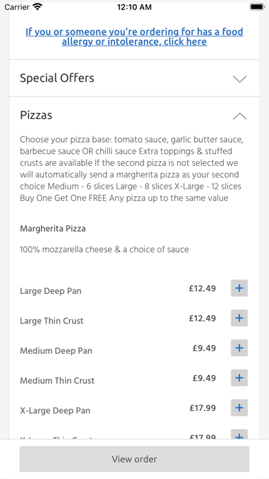 Parkes Pizza & Kebab House, Screenshots