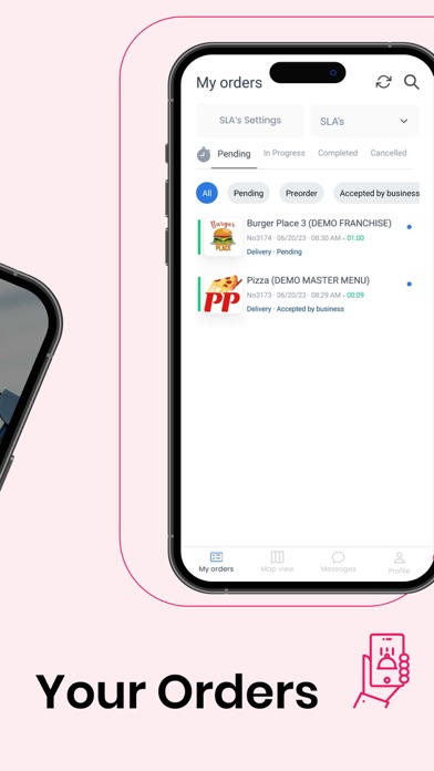 Driver App 2.0 Screenshots