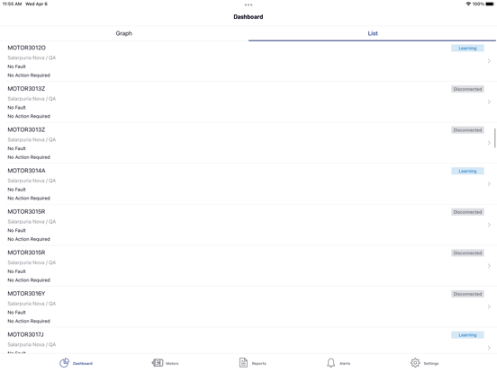 OLS Monitoring SMS iPad Screenshots