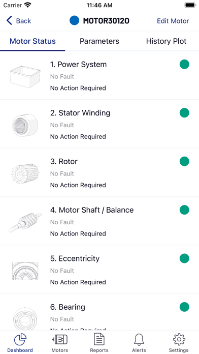 OLS Monitoring SMS Screenshots