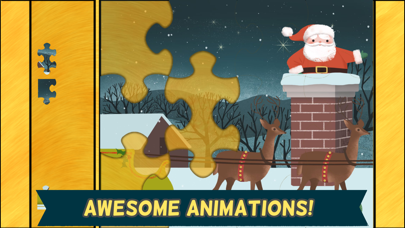 Captures d'écran de Christmas Games for Kids: Toddler Jigsaw Puzzles