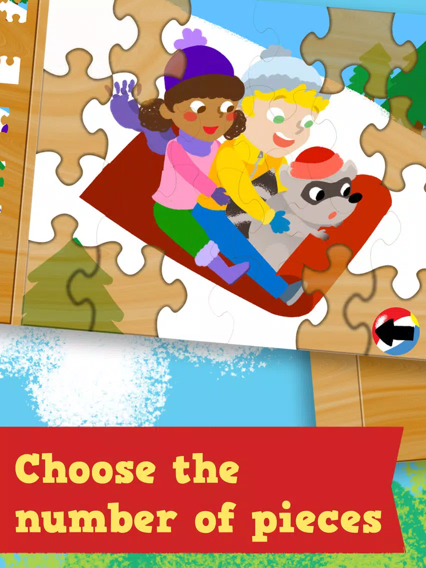 Kids Season Puzzles: Animated Spring, Summer, Fall and Winter Wooden Jigsaw Puzzle Games for Toddler and Preschool Boys and Girls - Education Edition iPad Screenshots