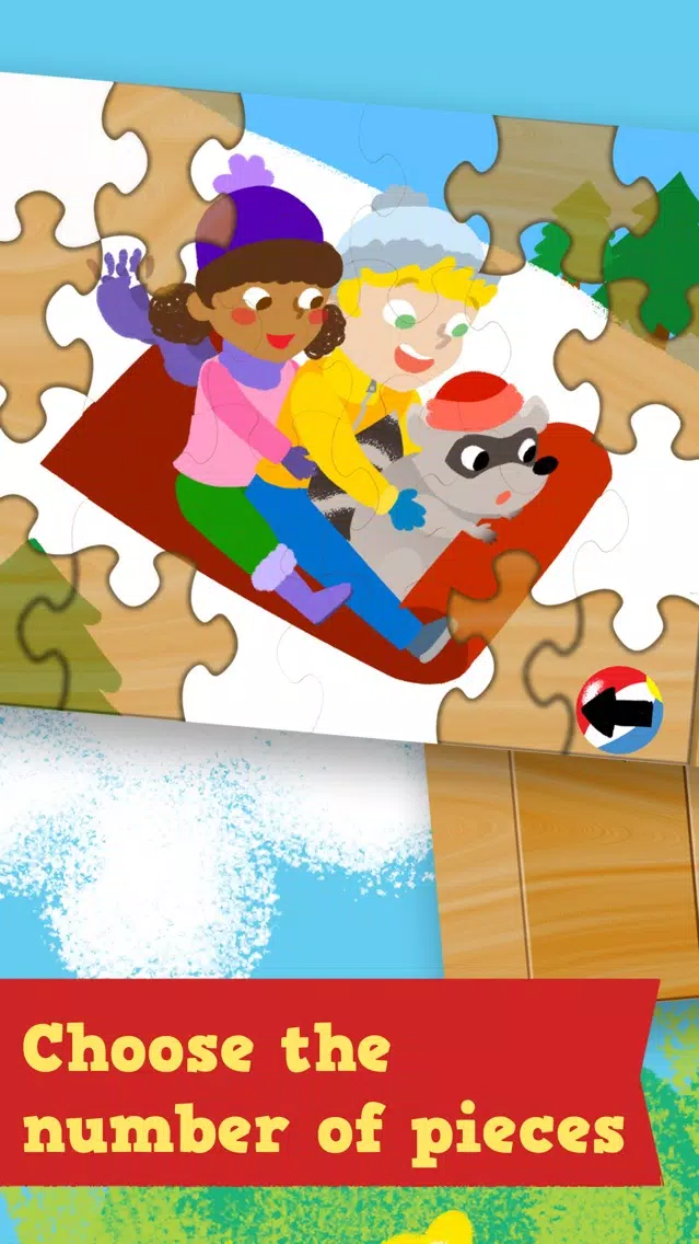 Kids Season Puzzles: Animated Spring, Summer, Fall and Winter Wooden Jigsaw Puzzle Games for Toddler and Preschool Boys and Girls - Education Edition Screenshots