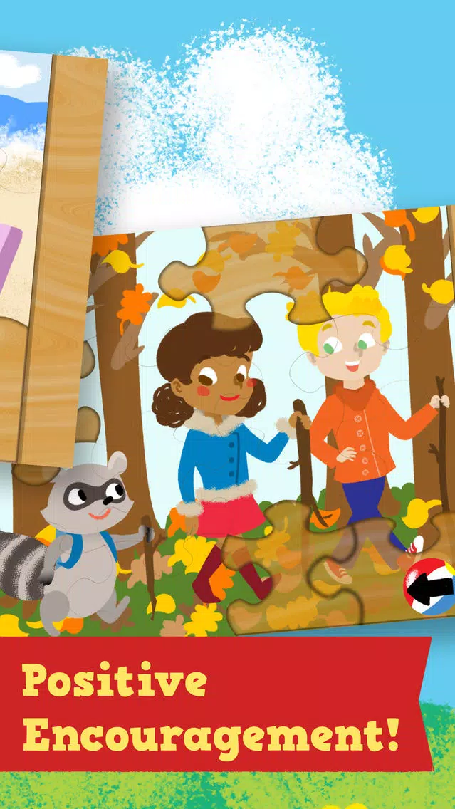 Kids Season Puzzles: Animated Spring, Summer, Fall and Winter Wooden Jigsaw Puzzle Games for Toddler and Preschool Boys and Girls - Education Edition Screenshots