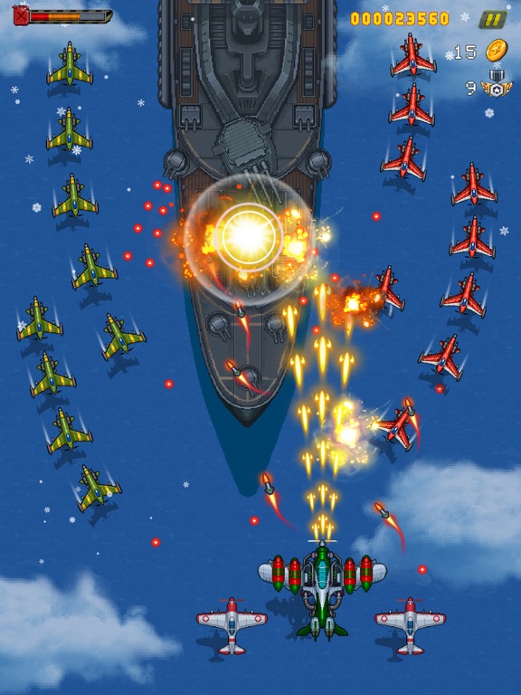 Tangkapan skrin 1945 Air Force: Airplane Games iPad 