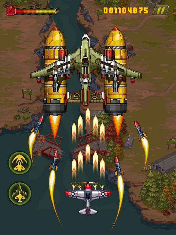 Tangkapan skrin 1945 Air Force: Airplane Games iPad 