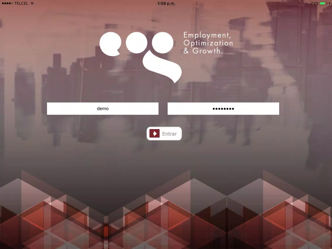 EOG Acceso a Clientes iPad Screenshots