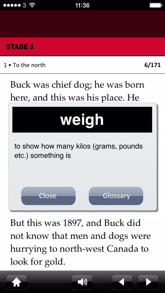 The Call of the Wild: Oxford Bookworms Stage 3 Reader (for iPhone) Screenshots