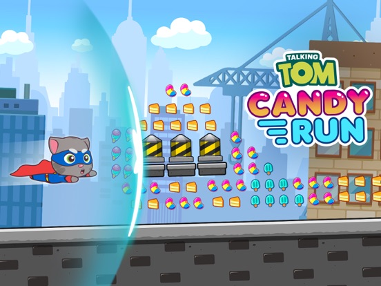 Talking Tom Candy Run iPad  स्क्रीनशॉट