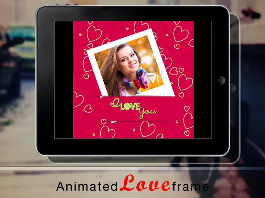 Animated Love Frames - Free animated gif frame maker iPad Screenshots