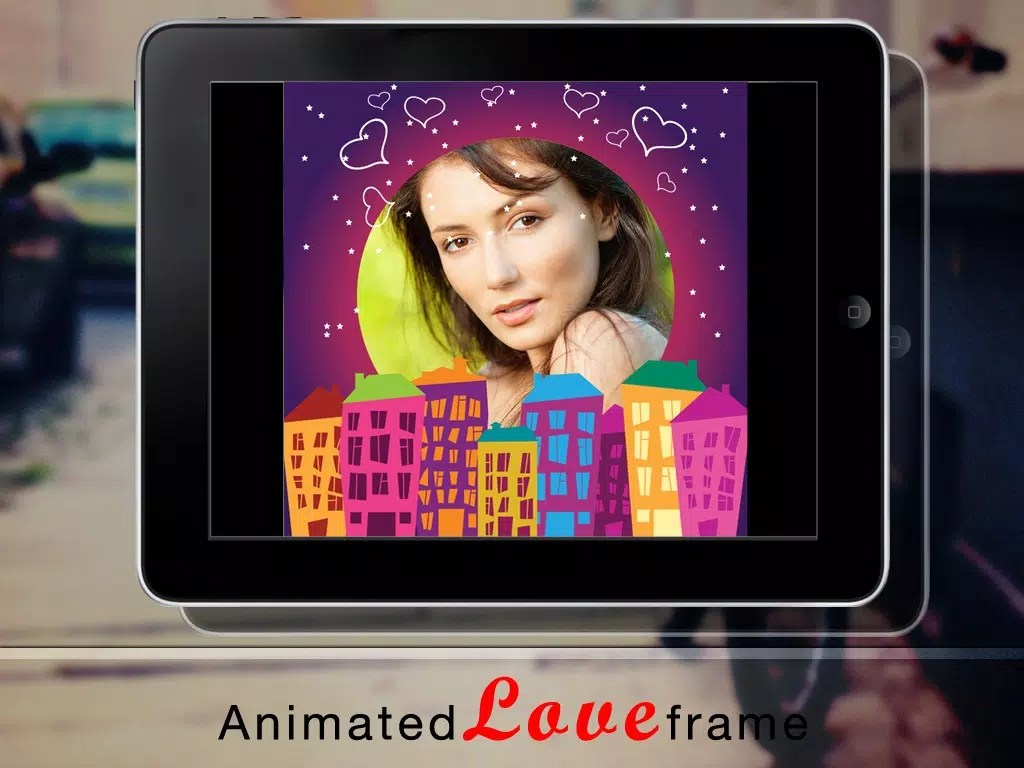 Animated Love Frames - Free animated gif frame maker iPad Screenshots