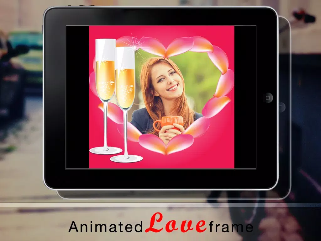 Animated Love Frames - Free animated gif frame maker iPad Screenshots