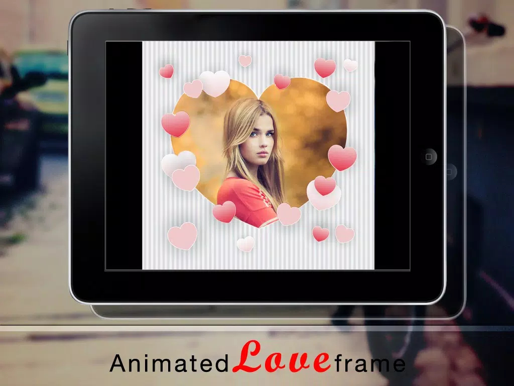 Animated Love Frames - Free animated gif frame maker iPad Screenshots