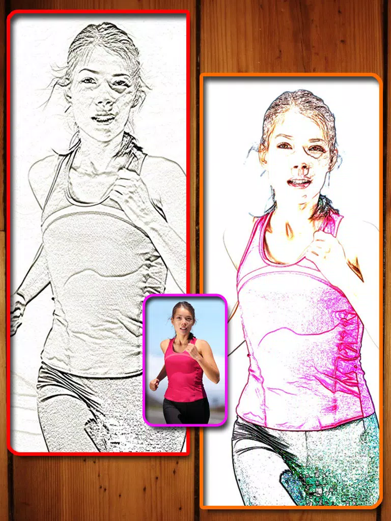 Insta Sketch Fx - Free Toon & Sketch PS Path Effects On Cam photo for Linkedin and kik iPad Screenshots