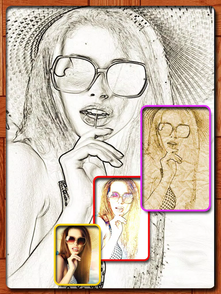 Insta Sketch Fx - Free Toon & Sketch PS Path Effects On Cam photo for Linkedin and kik iPad Screenshots