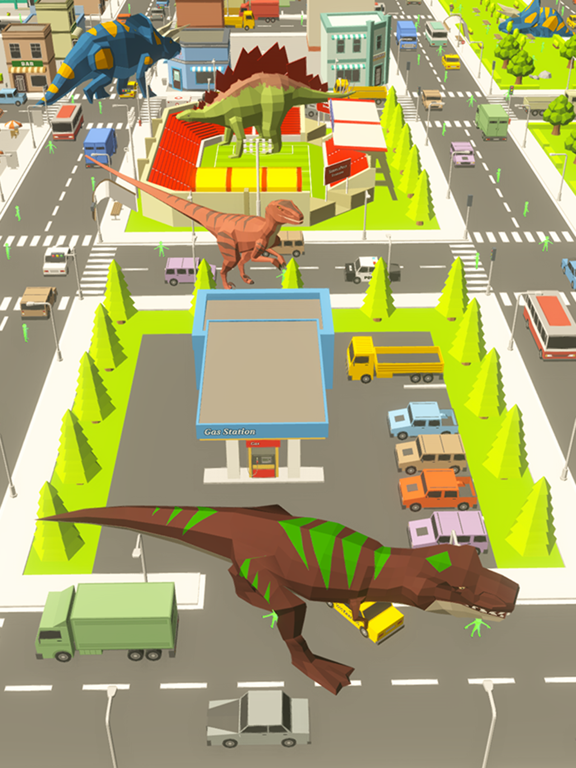 Zrzuty ekranu Dinosaur Rampage Dino Games iPad 