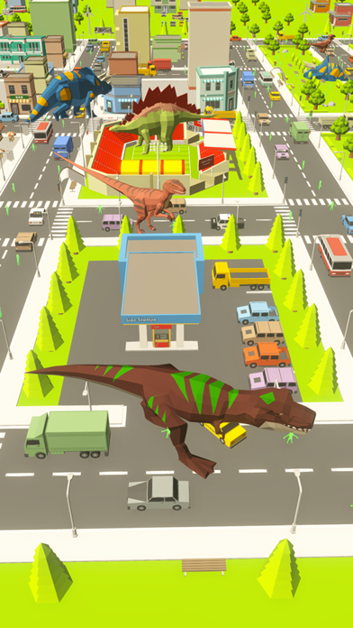 Zrzuty ekranu Dinosaur Rampage Dino Games